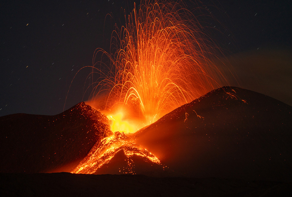 意大利埃特納火山噴發(fā)